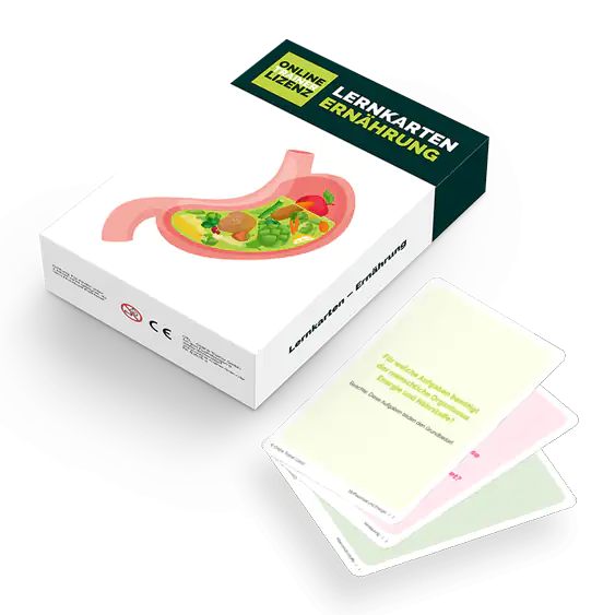 Lernkarten der menschlichen Ernährung B-Lizenz-Skript