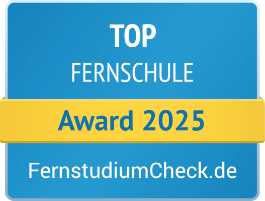 Top Fernschule Award 2025 von FernstudiumCheck.de